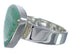Authentic Sterling Silver Turquoise Sturdy Ring Size 8-3/4 PX40384