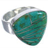 Sterling Silver Turquoise High Quality Jewelry Ring Size 8-1/4 PX40387