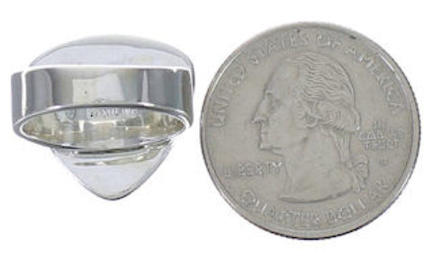 High Quality Jewelry Turquoise Silver Ring Size 5-1/4 PX40425