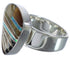 High Quality Sterling Silver And Multicolor Ring Size 7-1/4 PX40490