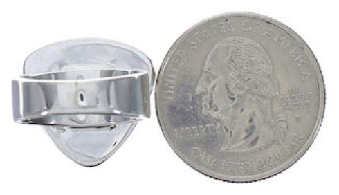 High Quality Sterling Silver And Multicolor Ring Size 7-1/4 PX40490