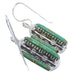 Southwest Sterling Silver And Turquoise Hook Dangle Earrings PX32761