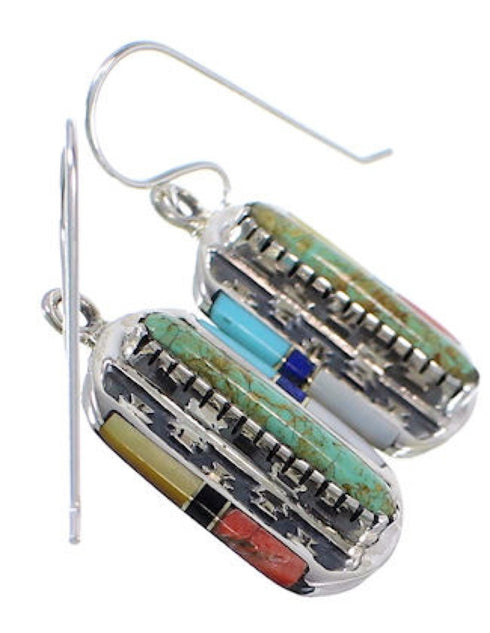 Multicolor Jewelry Silver Hook Dangle Earrings PX32776
