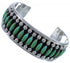 Sterling Silver Turquoise Southwest High Quality Water Wave Cuff Bracelet EX28362