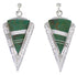 Southwestern Turquoise Inlay Earrings EX31406