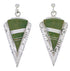 Sterling Silver And Turquoise Inlay Earrings EX31416