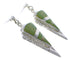 Sterling Silver And Turquoise Inlay Earrings EX31416