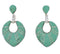Southwest Sterling Silver Turquoise Earrings EX31502