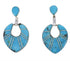 Sterling Silver And Turquoise Jewelry Earrings EX31509