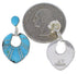 Sterling Silver And Turquoise Jewelry Earrings EX31509