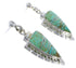 Genuine Sterling Silver And Turquoise Jewelry Earrings EX31521