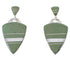 Sterling Silver Turquoise Inlay Southwest Earrings EX31546