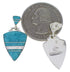 Genuine Sterling Silver And Turquoise Southwest Earrings EX31550