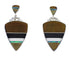 Sterling Silver Southwest Multicolor Earrings EX31559