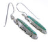 Sterling Silver Southwest Turquoise Inlay Earrings FX31399