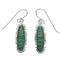 Southwest Sterling Silver Turquoise Inlay Earrings FX31403