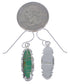 Southwest Sterling Silver Turquoise Inlay Earrings FX31403