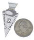 Sterling Silver Southwestern Turquoise Pendant Jewelry EX28855