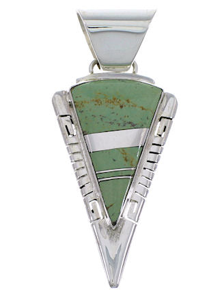 Turquoise Inlay Southwest Slide Pendant EX28867
