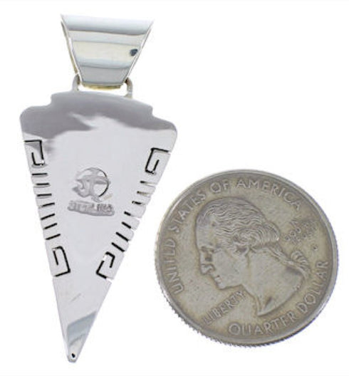 Sterling Silver Southwest Turquoise Pendant Jewelry EX28871