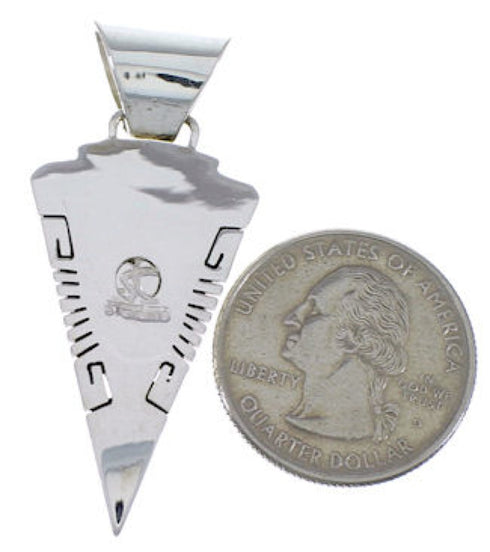 Tiger Eye And Multicolor Southwestern Silver Pendant EX28881