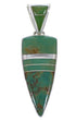 Genuine Sterling Silver And Turquoise Pendant EX28895