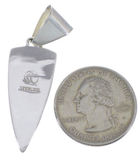 Southwest Jewelry Multicolor Inlay Pendant EX28915