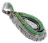 Turquoise And Sterling Silver Southwest Pendant EX28928