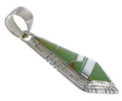 Sterling Silver Turquoise Southwestern Pendant EX28950