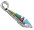 Southwest Multicolor And Sterling Silver Pendant EX28955