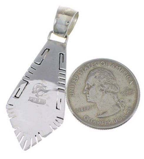 Southwest Multicolor And Sterling Silver Pendant EX28955