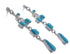 Southwest Turquoise And Sterling Silver Earrings EX31575