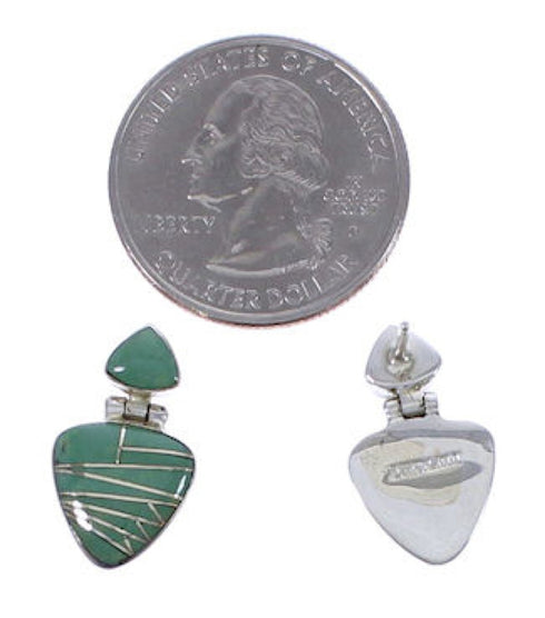 Sterling Silver And Turquoise Jewelry Earrings EX31614