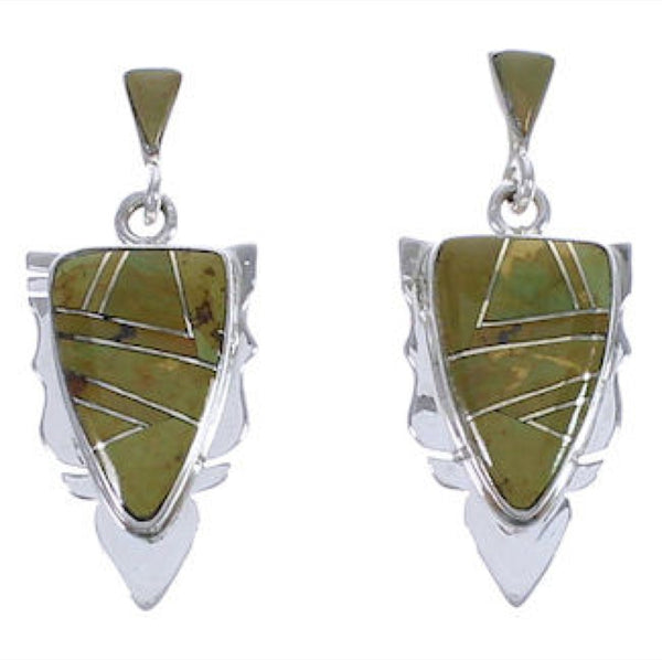 Turquoise Southwestern Jewelry Earrings EX31622