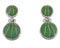 Genuine Sterling Silver Turquoise Post Dangle Earrings FX31026