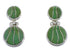 Genuine Sterling Silver Turquoise Post Dangle Earrings FX31026