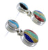 Multicolor Inlay Southwest Silver Earrings FX31029