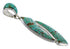 Turquoise Inlay Genuine Sterling Silver Pendant PX28964