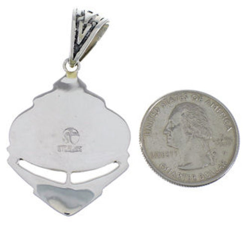 Multicolor Southwest Sterling Silver Pendant PX29045