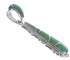 Silver Turquoise Inlay Southwest Pendant EX30518