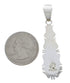 Multicolor Inlay Southwest Sterling Silver Pendant EX30523