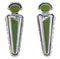 Southwest Turquoise Sterling Silver Post Earrings EX28755