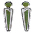 Southwest Turquoise Sterling Silver Post Earrings EX28755