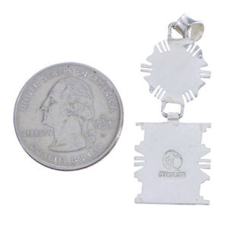 Multicolor Silver Southwestern Jewelry Pendant PX30636