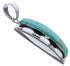 Substantial Turquoise Southwest Jewelry Silver Pendant PX30670
