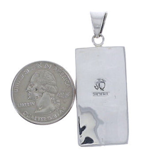 Silver Jewelry Southwest Turquoise High Quality Pendant PX30672