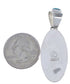 Genuine Sterling Silver And Turquoise Southwest Pendant PX30698