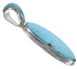 Southwest Sterling Silver And Turquoise Pendant Jewelry PX30703