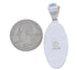 Turquoise Jewelry Genuine Sterling Silver Pendant PX30707