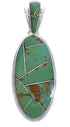 Genuine Sterling Silver And Turquoise Pendant Jewelry PX30724